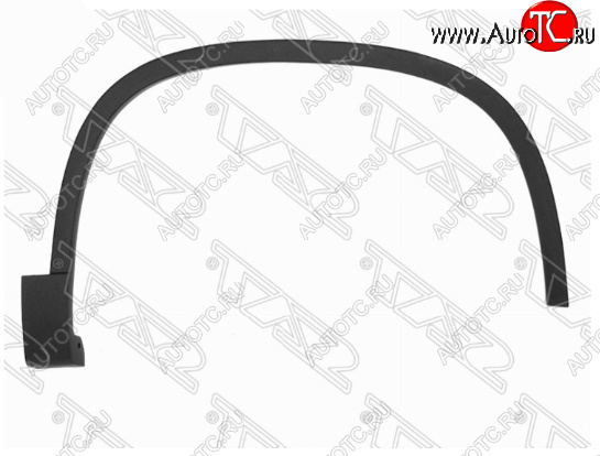 1 179 р. Правый молдинг арки крыла SAT (передний)  Volkswagen Tiguan  NF (2006-2017) дорестайлинг, рестайлинг  с доставкой в г. Тамбов