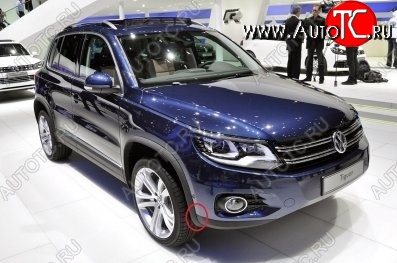 26 999 р. Накладки на колёсные арки CT Volkswagen Tiguan NF рестайлинг (2011-2017) (Неокрашенные)  с доставкой в г. Тамбов