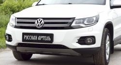 699 р. Реснички на фары RA  Volkswagen Tiguan  NF (2011-2017) рестайлинг (Неокрашенные)  с доставкой в г. Тамбов. Увеличить фотографию 6