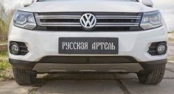 1 639 р. Защитная сетка решетки переднего бампера (Track & Field) РА  Volkswagen Tiguan  NF (2011-2017) рестайлинг  с доставкой в г. Тамбов. Увеличить фотографию 2