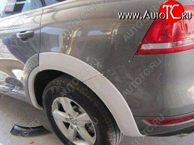 46 999 р. Накладки на колёсные арки CT  Volkswagen Touareg  NF (2010-2014) дорестайлинг (Неокрашенные)  с доставкой в г. Тамбов