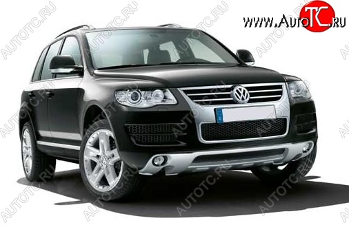 26 999 р. Накладка на передний бампер CT v3 Volkswagen Touareg NF дорестайлинг (2010-2014) (Неокрашенная)  с доставкой в г. Тамбов