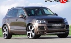 23 049 р. Накладка Je Design на передний бампер 7P Volkswagen Touareg NF дорестайлинг (2010-2014) (Неокрашенная)  с доставкой в г. Тамбов. Увеличить фотографию 3