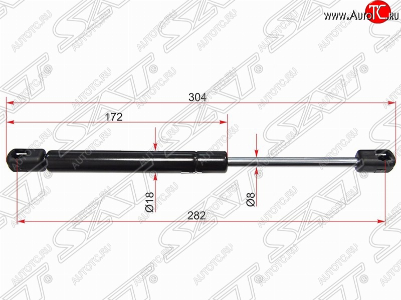 599 р. Газовый упор капота SAT  Volvo S80  AS60 седан - XC70  с доставкой в г. Тамбов