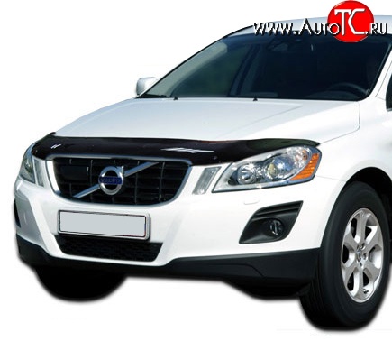 2 999 р. Дефлектор капота NovLine Volvo XC60  дорестайлинг (2008-2013)  с доставкой в г. Тамбов