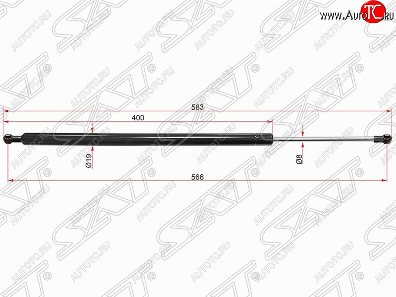 799 р. Газовый упор крышки багажника SAT  Volvo XC60 (2008-2022)  дорестайлинг,  рестайлинг  с доставкой в г. Тамбов