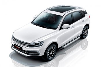 13 349 р. Пороги алюминиевые Slitkoff  Zotye Coupa  B11F (2019-2021) (Optima Silver)  с доставкой в г. Тамбов. Увеличить фотографию 3